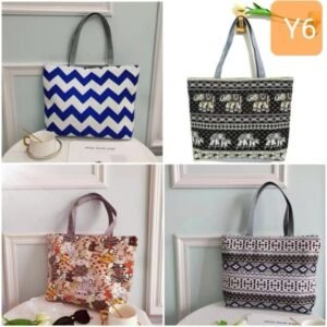 Floral Leopard Print Canvas Tote Bag – Dual Style Choice