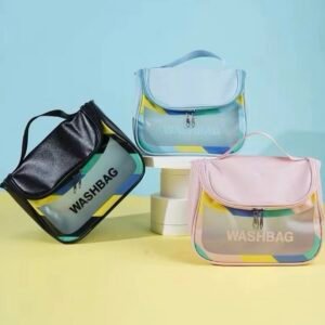Portable Travel Wash Bag – Waterproof Toiletry Cosmetic Organizer
