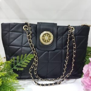 Faux Leather Quilted Shoulder bag